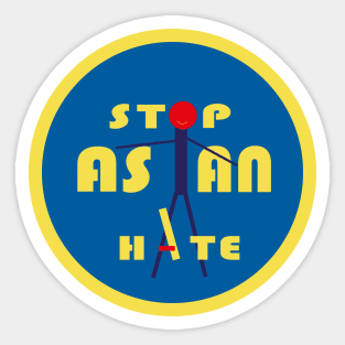 stop asian hate Sticker